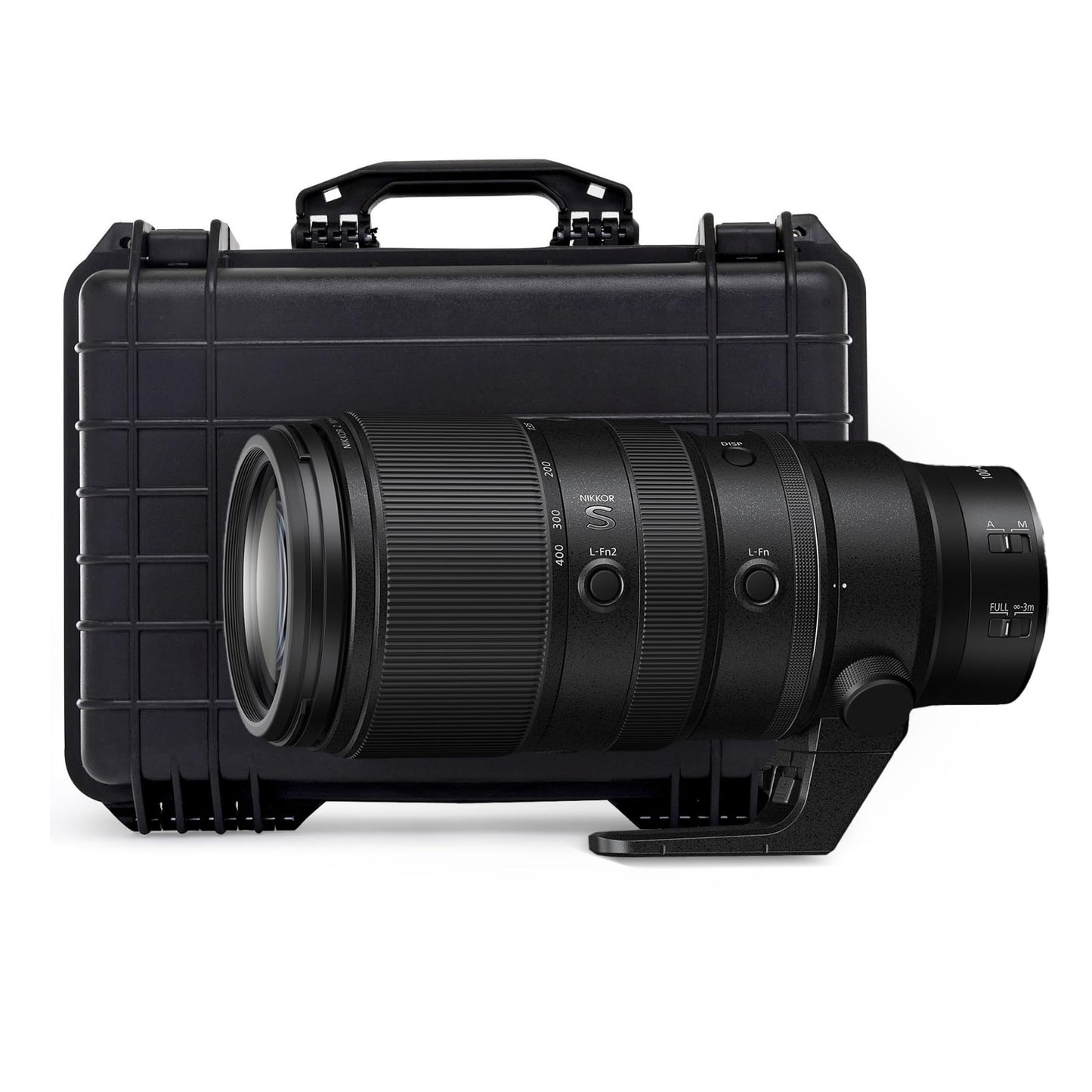 Nikon NIKKOR Z 100-400mm f/4.5-5.6 VR S Lens - Versatile Zoom Range, Advanced Autofocus Optics Bundle with Weatherproof Hard Case (2 Items)