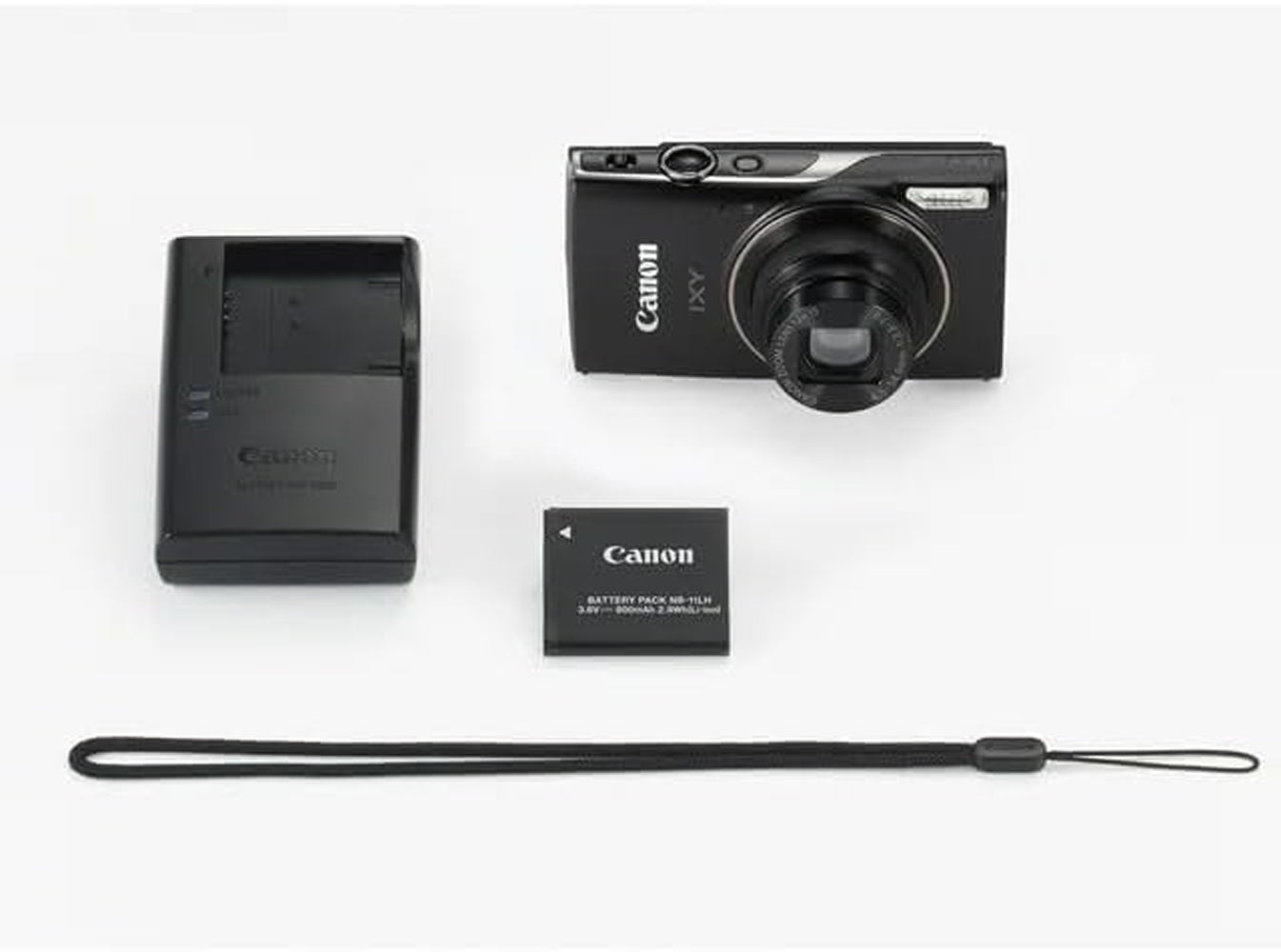 Canon Compact Digital Camera IXY 650 HS M (Black) Advanced Bundle