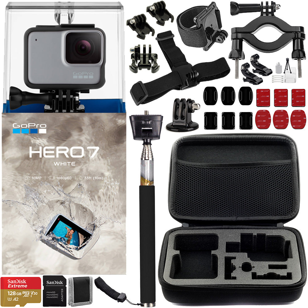 Gopro Hero7 White Essential Bundle