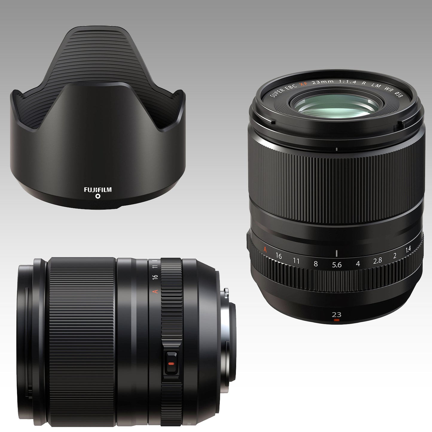 Ultimaxx Advanced Fujifilm XF 23mm f/1.4 WR Lens Bundle - Includes: Water-Resistant Lens Pouch, 2.2x Telephoto Zoom Lens Attachment, Protective UV Filter & More (17pc Bundle)