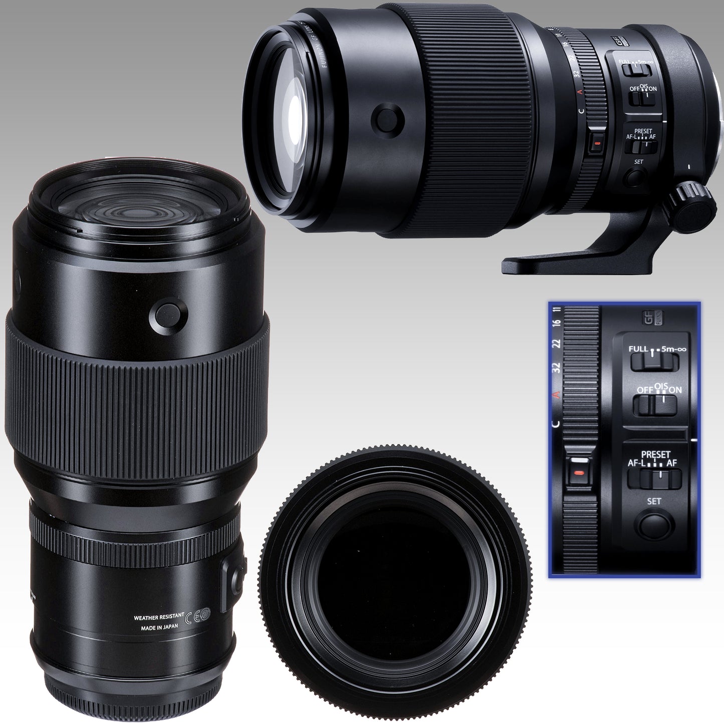 Ultimaxx Essential FUJIFILM GF 250mm f/4 R LM OIS WR Lens Bundle - Includes: 4PC Macro Close-Up Filter Kit, Protective UV Filter & More (14pc Bundle)