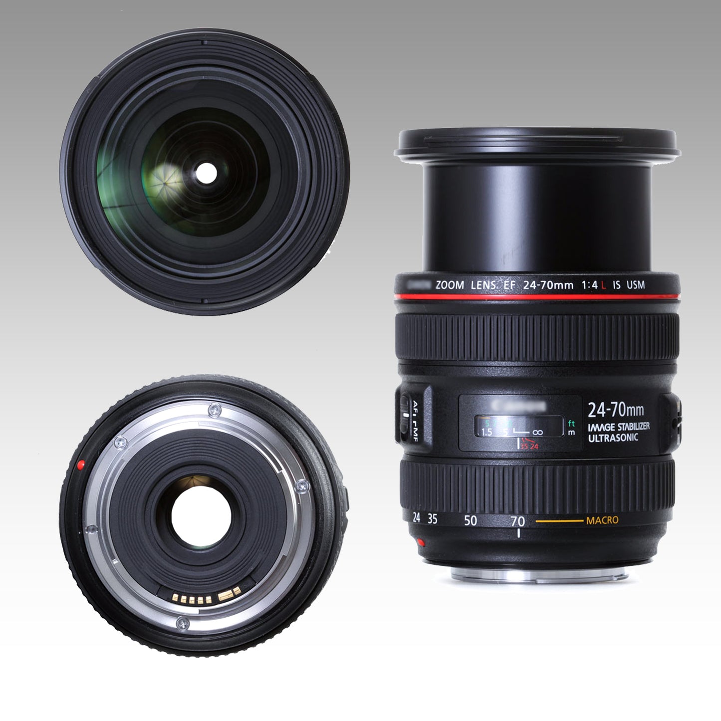 Canon EF 24-70mm f/4L IS USM Lens Bundle - Includes: 4PC Macro Close-Up Filter Kit, Protective UV & CPL Filters, Lens Hood & More (15pc Bundle)