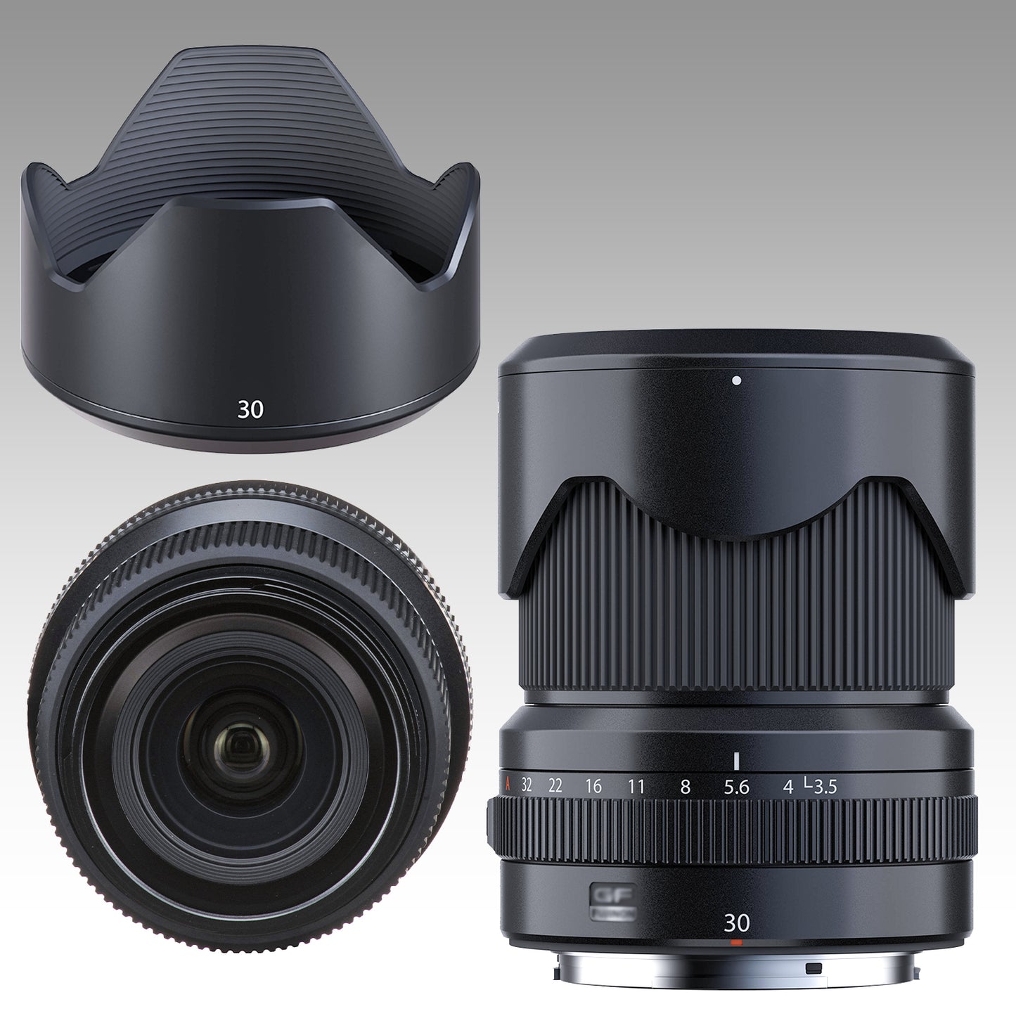 Ultimaxx Essential FUJIFILM GF 30mm f/3.5 R WR Lens Bundle - Includes: 0.43x Wide-Angle Lens Attachment with Detachable Macro & More (14pc Bundle)