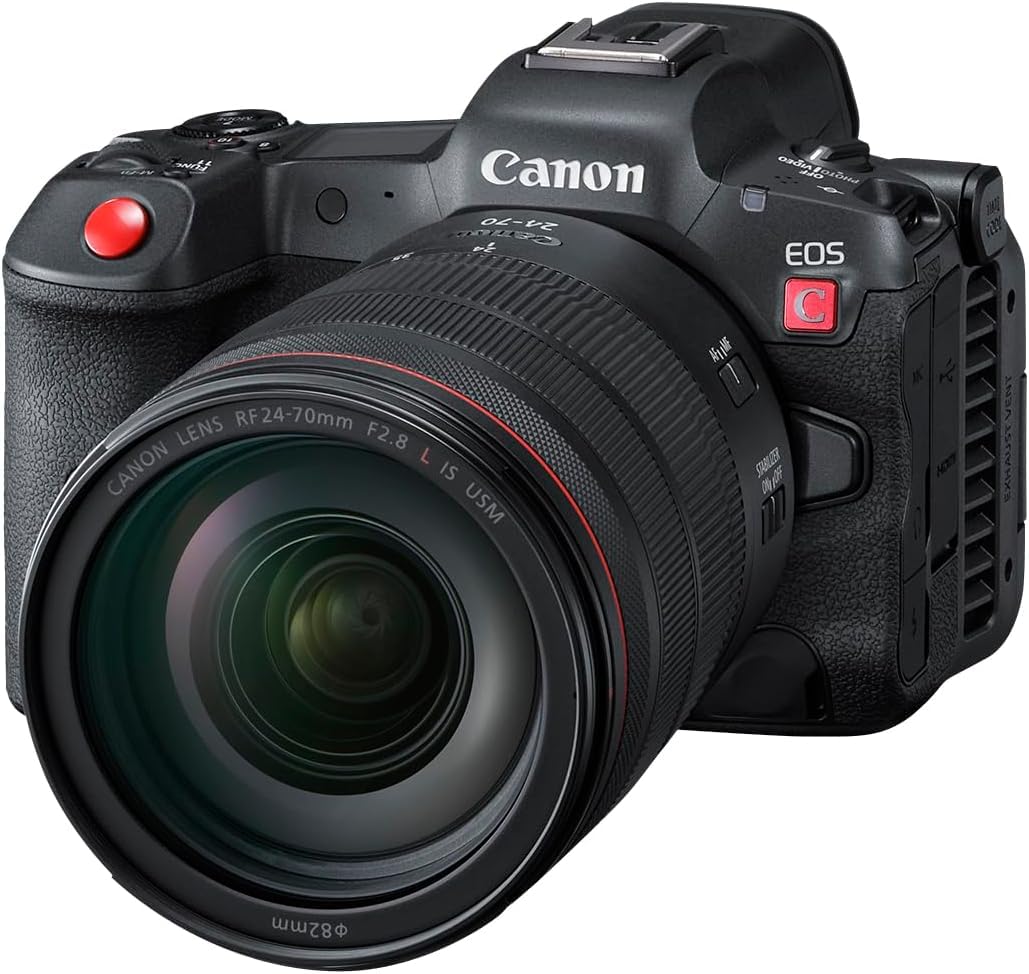 Canon RF 24-70mm f2.8 L lens mounted on R5 C
