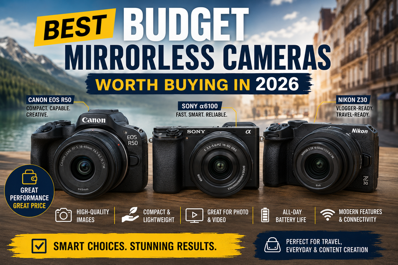 Best Budget Mirrorless Cameras Worth Buying in 2026