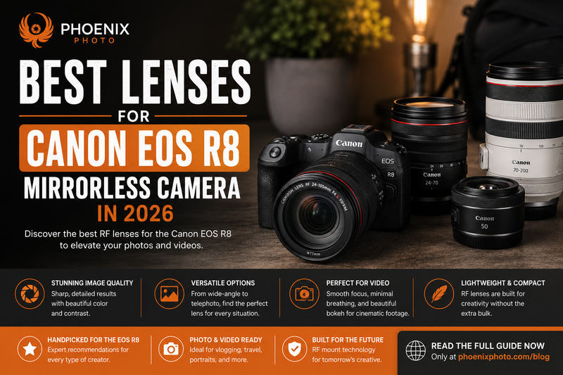 Best Lenses for Canon EOS R8 Mirrorless Camera in 2026