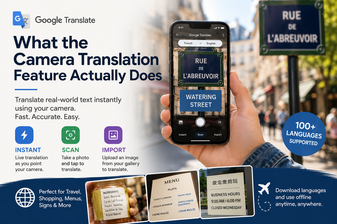 Google Translate Camera: How It Works, What It Can Do, and When to Rely on It
