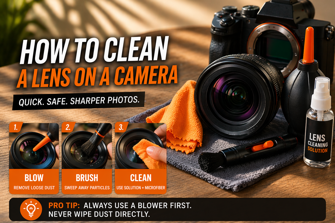 How to Clean a Lens on a Camera (Safe & Easy Guide for 2026)