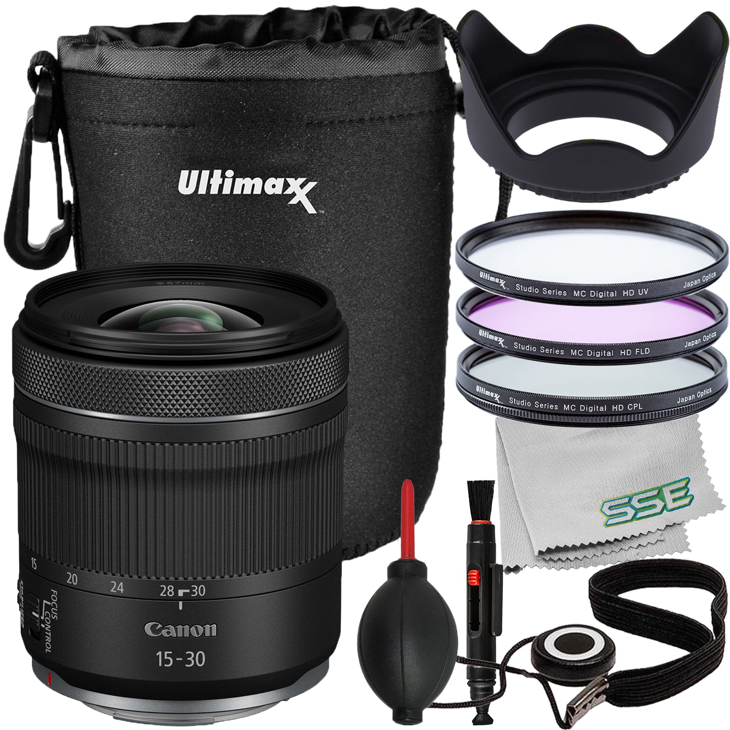 Canon RF 15-30mm f/4.5-6.3 IS STM Lens Bundle