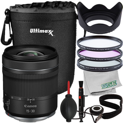 Canon RF 15-30mm f/4.5-6.3 IS STM Lens Bundle