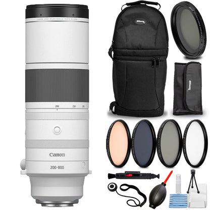 Canon RF 200-800mm f/6.3-9 IS USM Lens (Canon RF) Advanced Bundle