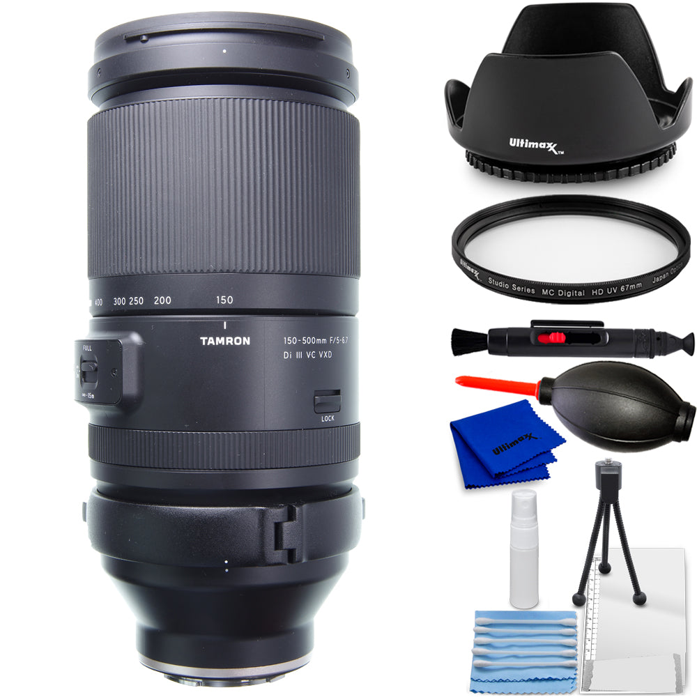 Tamron 150-500mm f/5-6.7 Di III VC VXD Lens Bundle (Nikon Z)