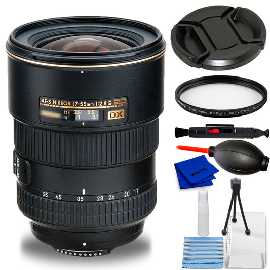 Nikon 17-55mm f/2.8G ED-IF AF-S DX Lens Bundle