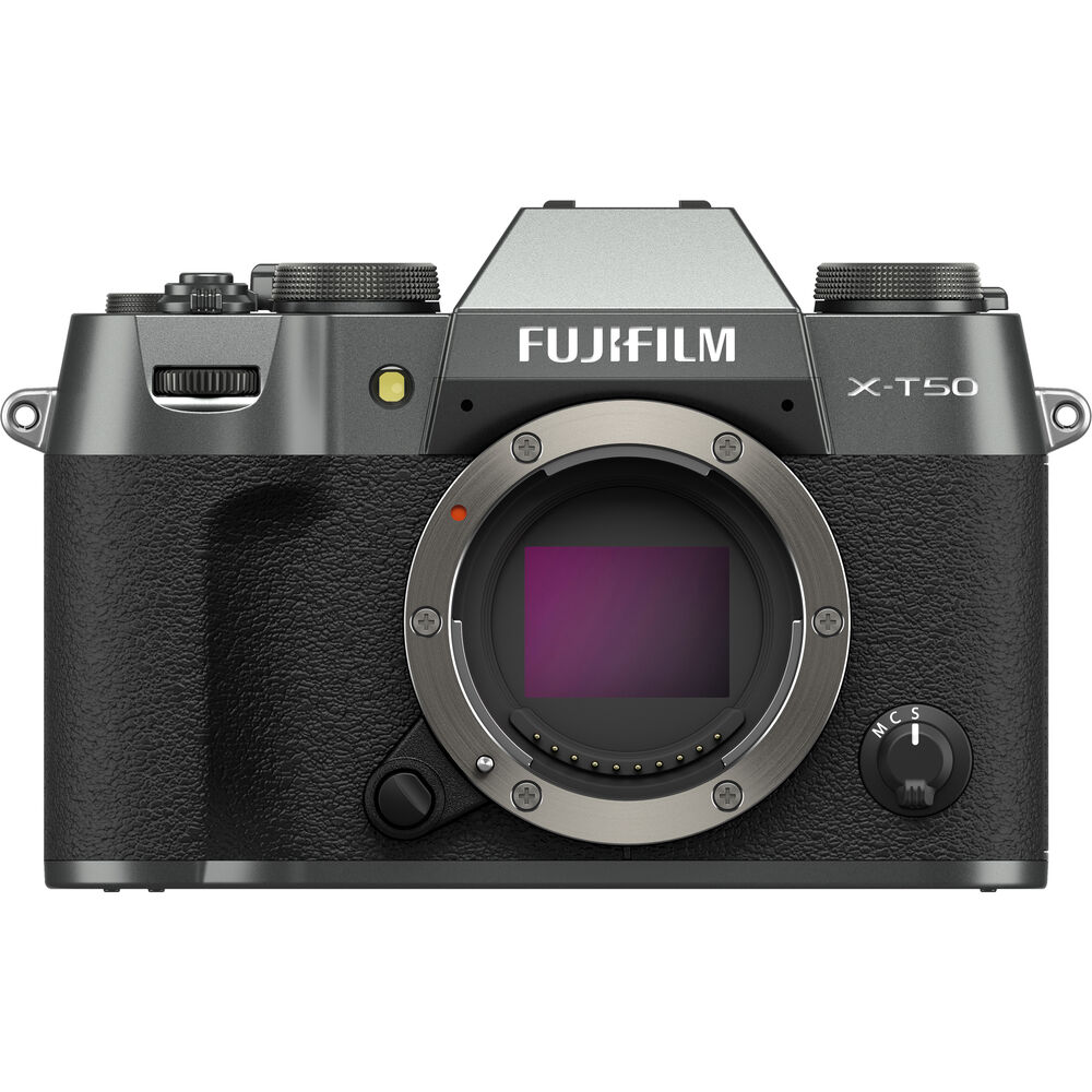 FUJIFILM X-T50 Mirrorless Camera (Body, Charcoal Silver)