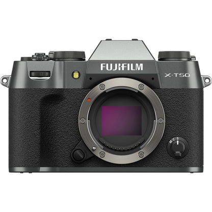 FUJIFILM X-T50 Mirrorless Camera (Body, Charcoal Silver)