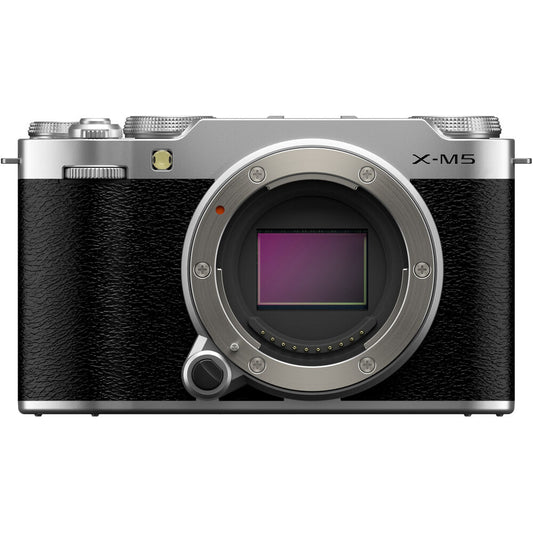 FUJIFILM X-M5 Mirrorless Camera (Body, Silver)
