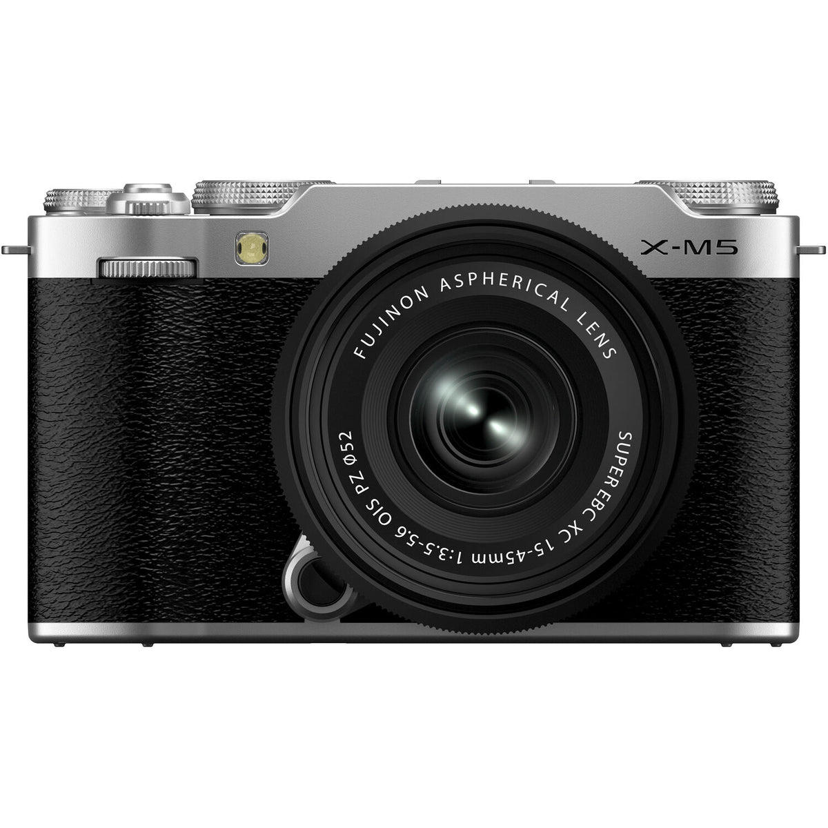 FUJIFILM X-M5 Mirrorless Camera with XC 15-45mm f/3.5-5.6 Lens (Silver) Bundle