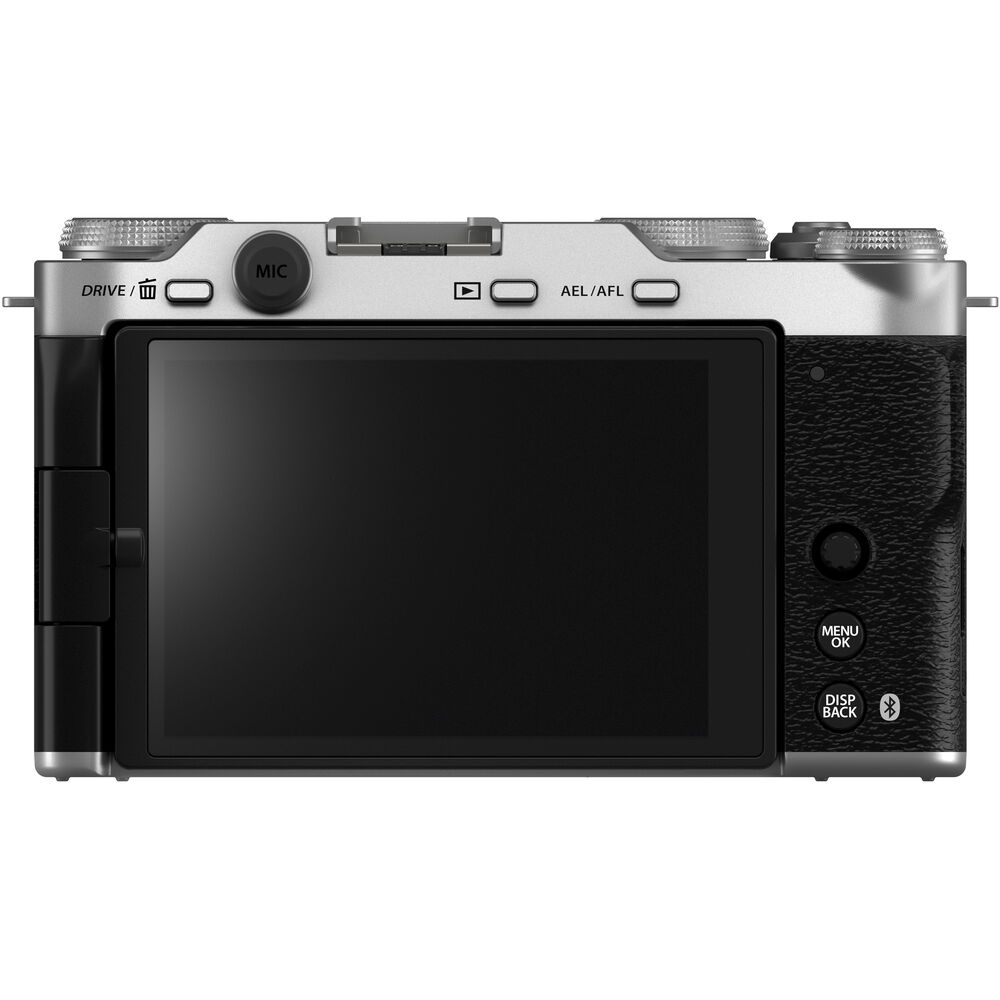 FUJIFILM X-M5 Mirrorless Camera with XC 15-45mm f/3.5-5.6 Lens (Silver) Bundle