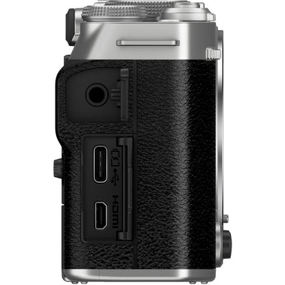 FUJIFILM X-M5 Mirrorless Camera with XC 15-45mm f/3.5-5.6 Lens (Silver) Bundle