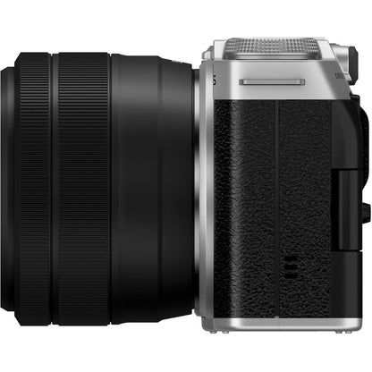 FUJIFILM X-M5 Mirrorless Camera with XC 15-45mm f/3.5-5.6 Lens (Silver) Bundle