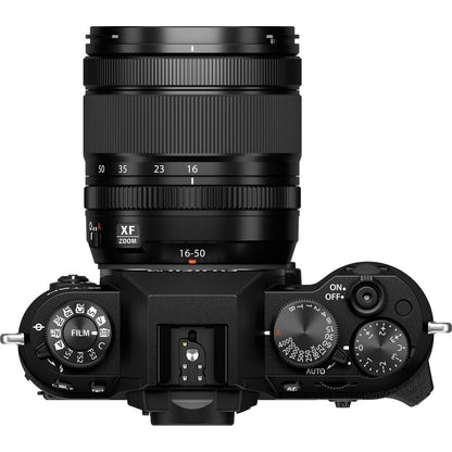 FUJIFILM X-T50 Mirrorless Camera with XF 16-50mm f/2.8-4.8 Lens (Black) Starter Bundle