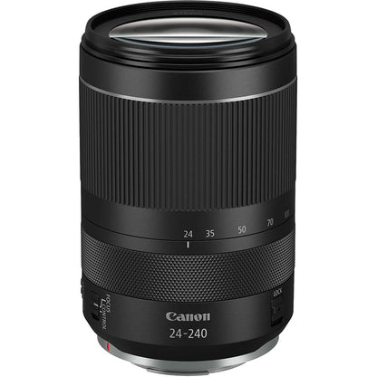 Canon RF 24-240mm f/4-6.3 is USM Lens Wide-Angle Lens for mirrorless Camera and 128 Extreme Memory Card (Renewed)