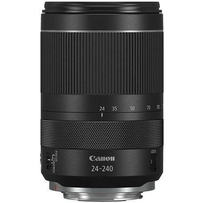 Canon RF 24-240mm f/4-6.3 is USM Lens Wide-Angle Lens for mirrorless Camera and 128 Extreme Memory Card (Renewed)