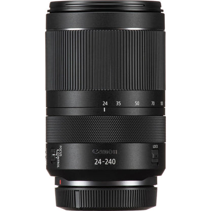 Canon RF 24-240mm f/4-6.3 is USM Lens Wide-Angle Lens for mirrorless Camera and 128 Extreme Memory Card (Renewed)