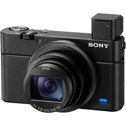 Sony Cyber-shot DSC-RX100 VII Digital Camera with Essential Accessory Bundle: SanDisk 64GB Ultra SDXC, 2x Extended Life Replacement Batteries with Travel Charger & More