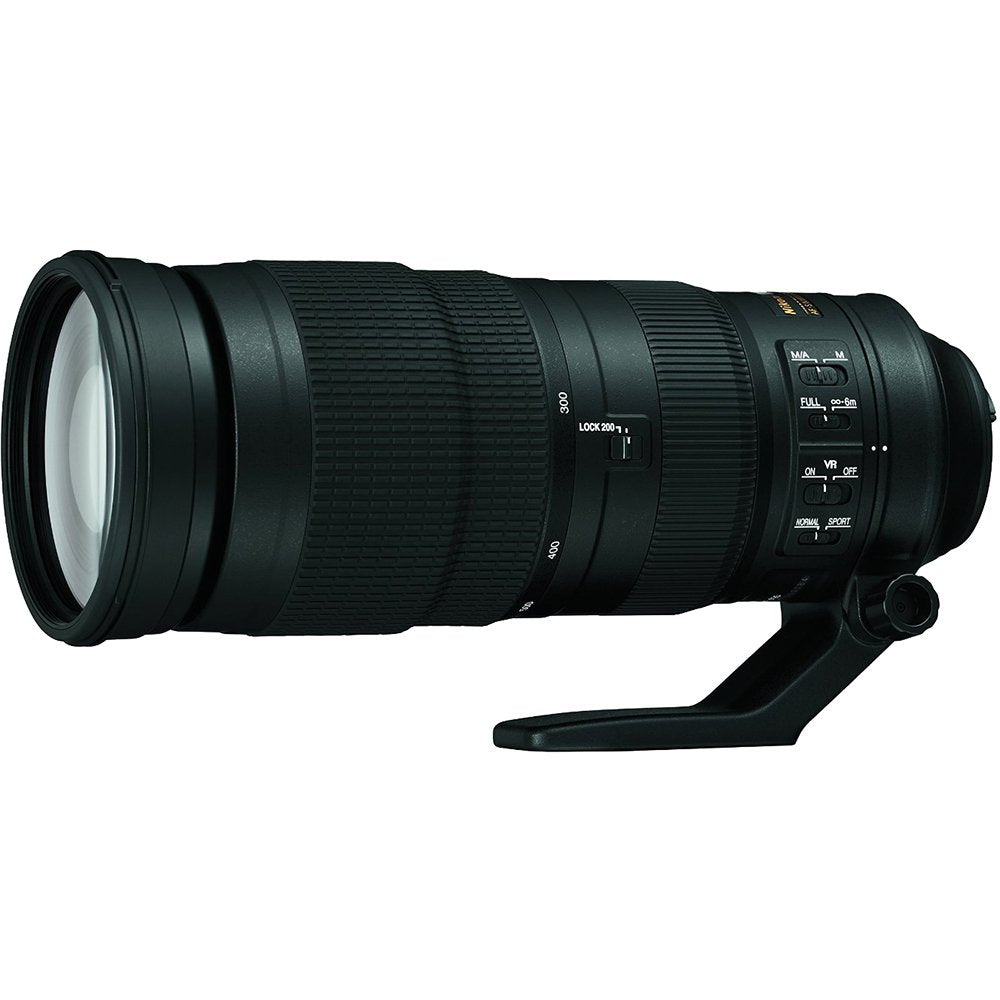 Nikon (20058) 200-500mm f/5.6E ED VR AF-S NIKKOR Zoom Lens for Nikon Digital SLR Cameras with Sandisk Extreme PRO SDXC 128GB UHS-1 Memory Card