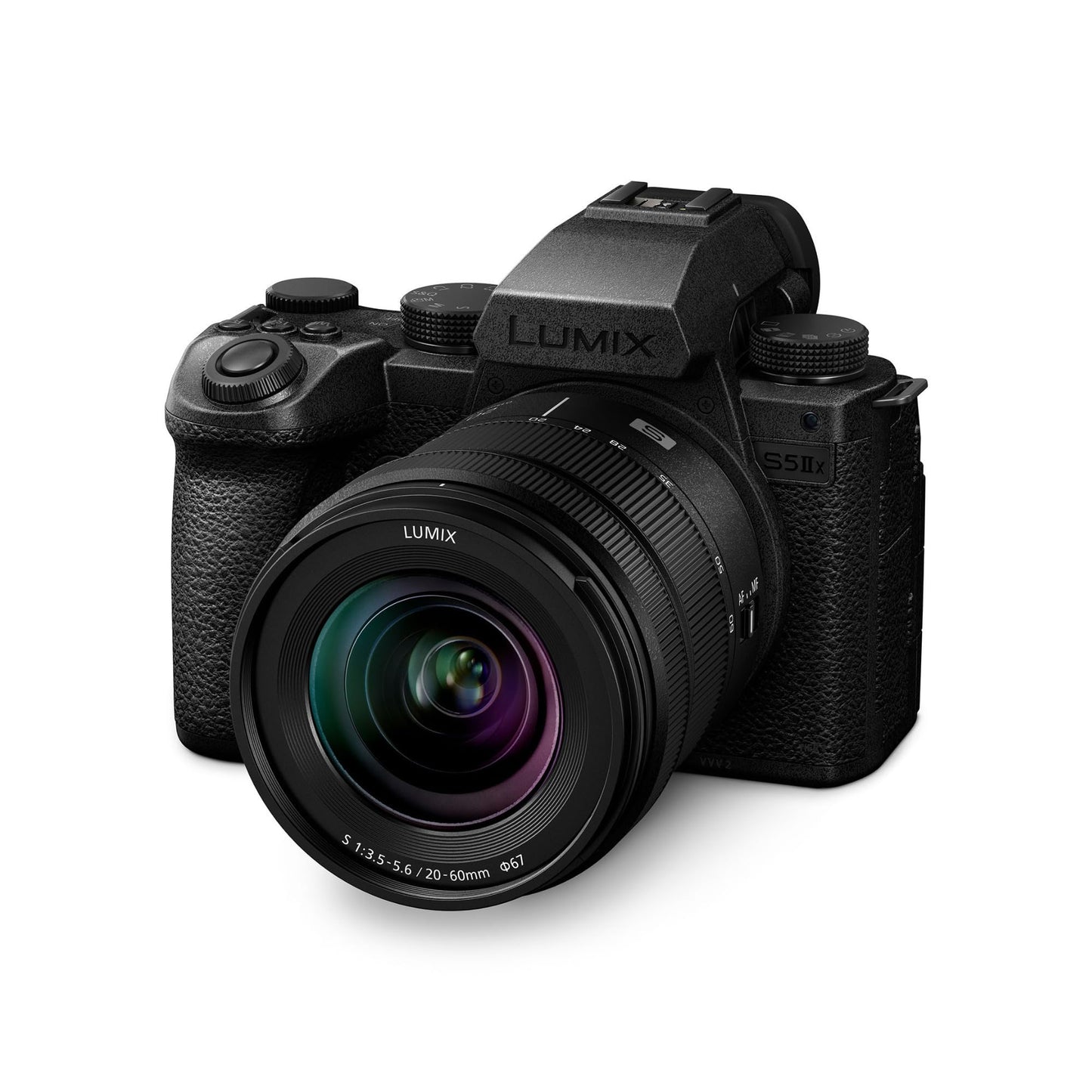 Panasonic Lumix S5 IIX Mirrorless Camera with 20-60mm and 50mm f/1.8 Lenses and 128GB SD Card Bundle (3 Items)