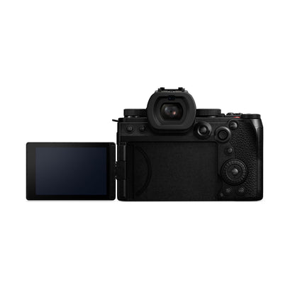 Panasonic Lumix S5 IIX Mirrorless Camera with 20-60mm and 50mm f/1.8 Lenses and 128GB SD Card Bundle (3 Items)