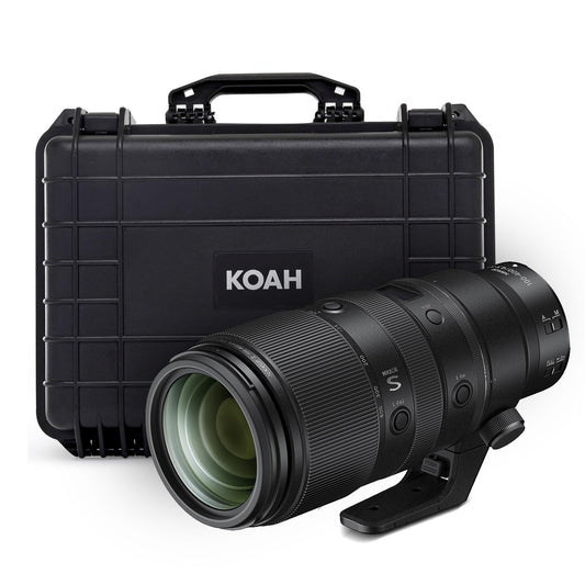 Nikon NIKKOR Z 100-400mm f/4.5-5.6 VR S Lens - Versatile Zoom Range, Advanced Autofocus Optics Bundle with Weatherproof Hard Case (2 Items)