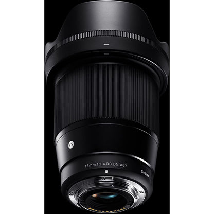 Sigma 402975 16mm f/1.4 DC DN Contemporary Lens for FUJIFILM X Bundle with Lexar Professional 633x 64GB UHS-1 Class 10 SDXC Memory Card