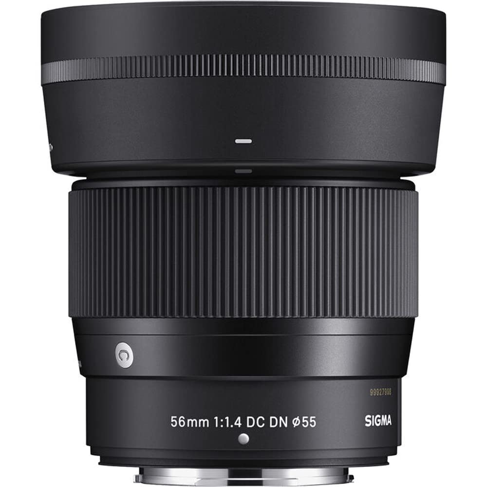 Sigma 351975 56mm F1.4 DC DN Contemporary Lens for FUJIFILM X Bundle with Lexar Professional 633x 64GB UHS-1 Class 10 SDXC Memory Card