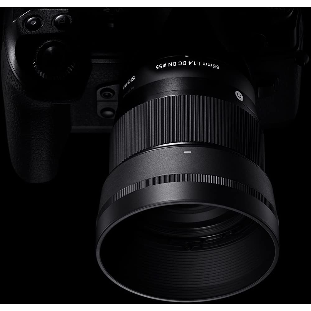 Sigma 351975 56mm F1.4 DC DN Contemporary Lens for FUJIFILM X Bundle with Lexar Professional 633x 64GB UHS-1 Class 10 SDXC Memory Card