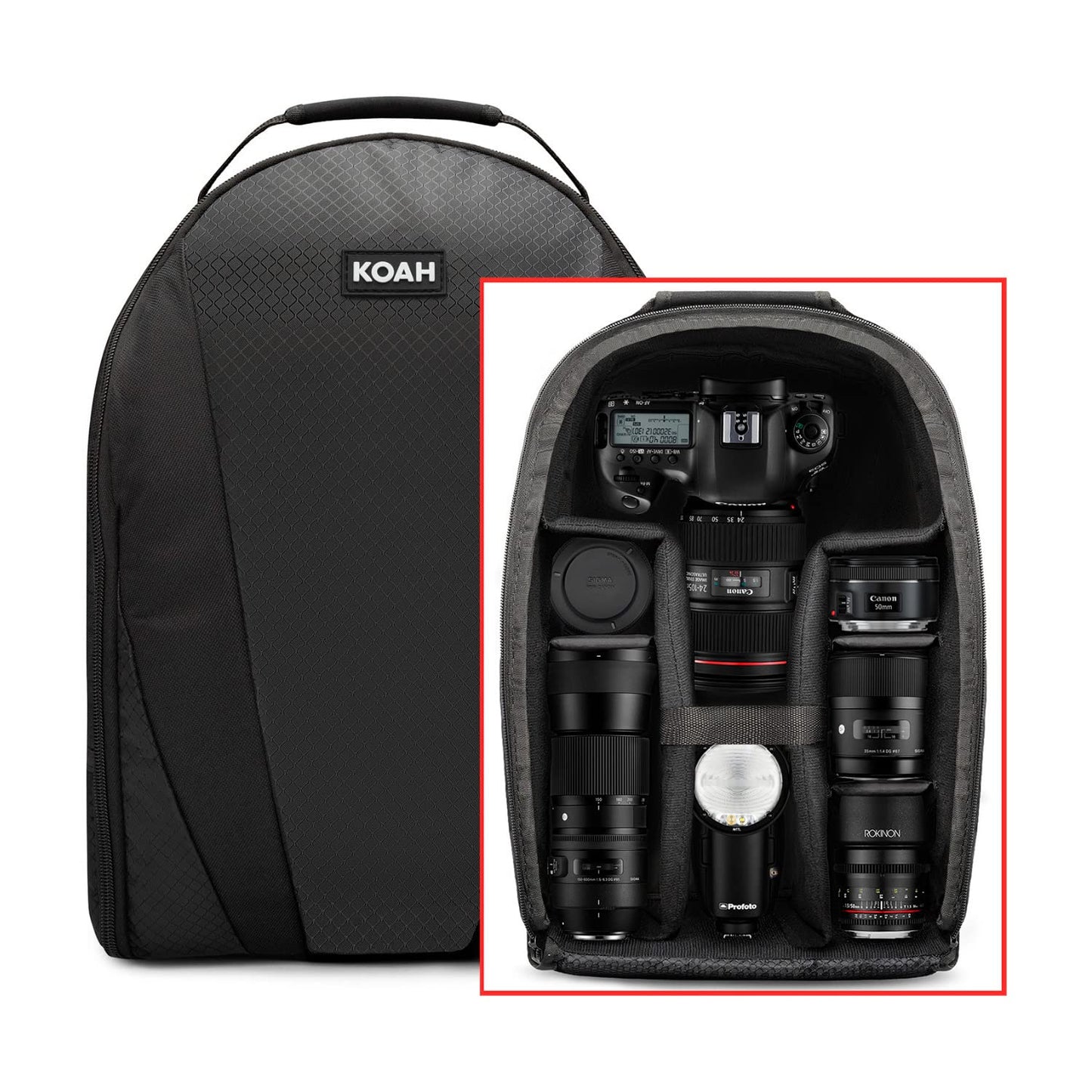 Fujifilm 35mm f/2 WR Lens (Black) w/Focus Accesory Bundle & Camera Backpack