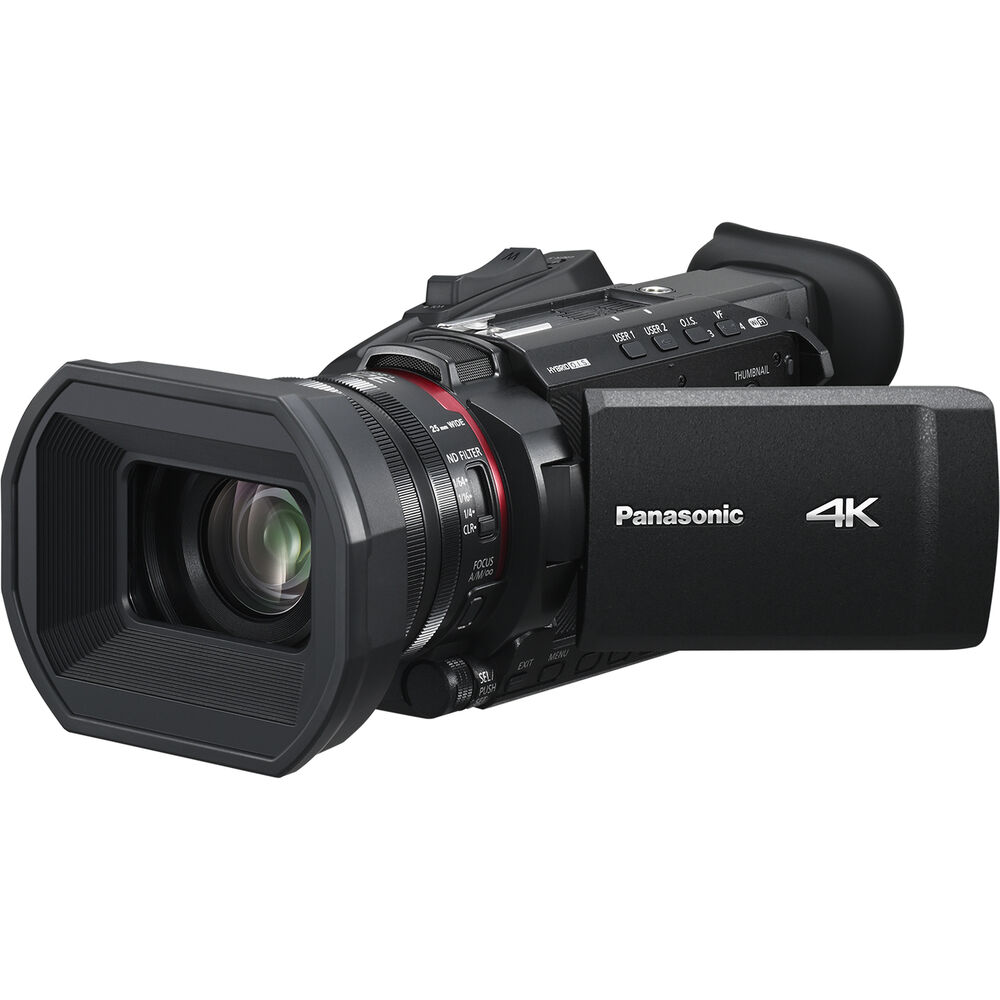 Panasonic HC-X1600 UHD 4K HDMI Camcorder with 24x Zoom Starter Bundle