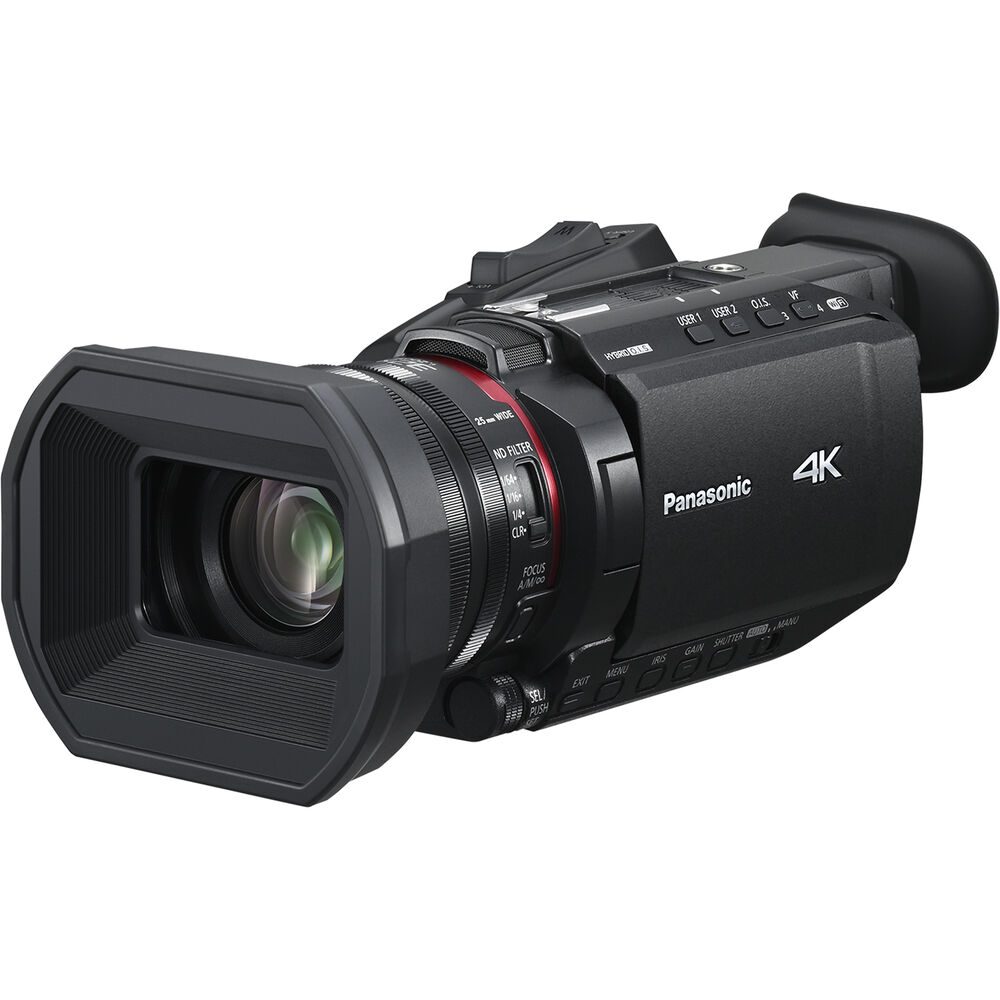 Panasonic HC-X1600 UHD 4K HDMI Camcorder with 24x Zoom Pro Bundle