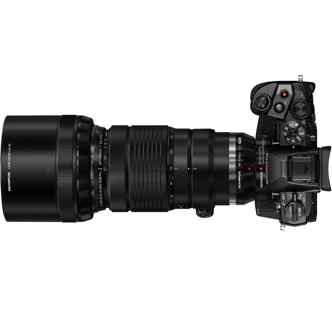 Olympus M 40-150mm f/2.8 Interchangeable PRO Lens for Olympus/Panasonic Micro 4/3 Cameras + Olympus MC-14 1.4X Teleconverter for The M40-150mm PRO Lens (Black)