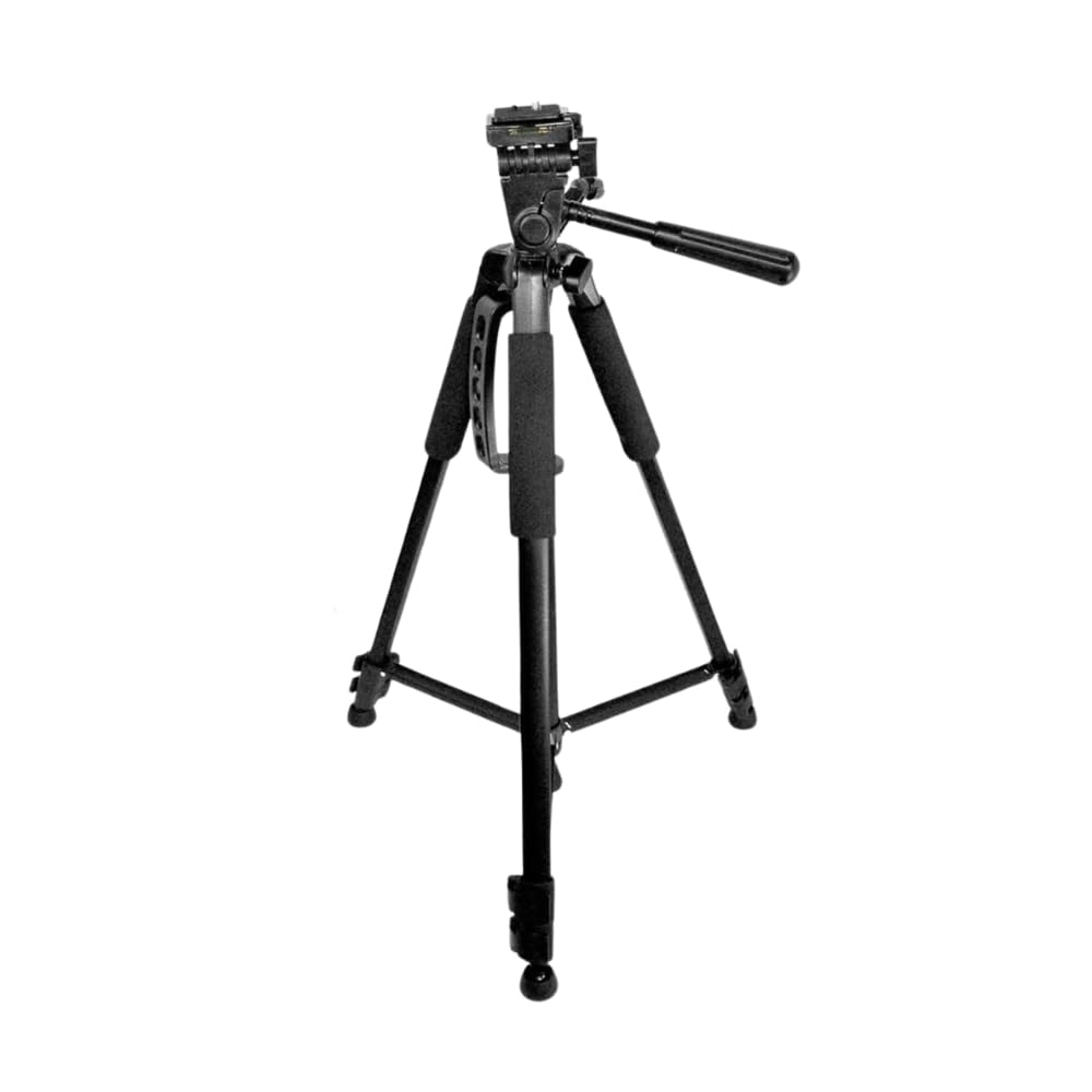 75" Professional Heavy Duty 3-Way Pan Head Tripod for JVC GY-HM100U, GY-HM700L17S, GY-HM700U, GY-HM700CHU, JVC GY-HM750, HM750 PROHD, JVC GY-HM790, GY-HM790U, HM150U, HMZ1U Camcorders & Video Cameras