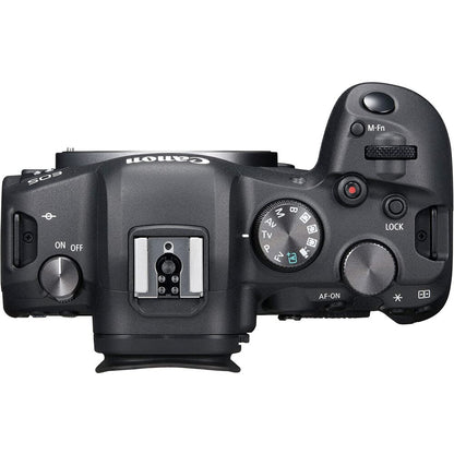 Canon EOS R6 Mirrorless Digital Camera (Body) with Advanced Accessory Bundle. Bundle Includes: 64GB Extreme Pro Memory Card, Dedicated TTL Flash for Canon Cameras, and Much More.