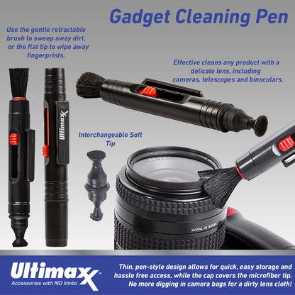 Ultimaxx Starter FUJIFILM INSTAX MINI EVO Hybrid Instant Camera Bundle (Brown): 32GB Ultra microSD Memory Card, High-Speed Memory Card Reader & More (8pc Bundle)