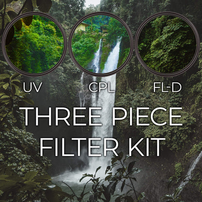 FUJIFILM XC 50-230mm f/4.5-6.7 OIS II Lens (Black) with 17PC Accessory Bundle ? Includes: 3PC Multi Coated HD Filter Set (UV, CPL, FLD) + 4PC Close-Up Macro Lens Set + More