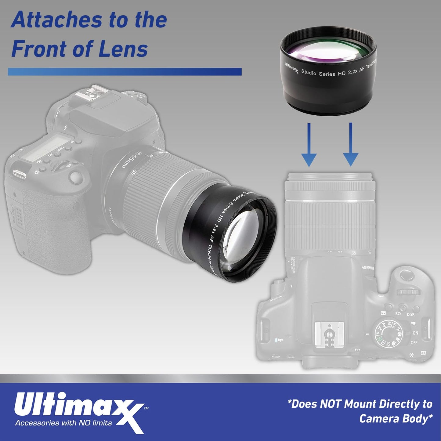 Ultimaxx Essential Olympus M.Zuiko Digital ED 12-200mm f/3.5-6.3 Lens Bundle - Includes: 2.2x Telephoto Zoom Lens Attachment & More (14pc Bundle)