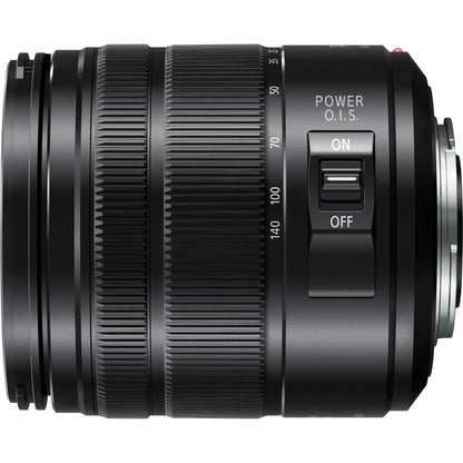 Ultimaxx Essential Accessory Bundle + Panasonic Lumix G Vario 14-140mm f/3.5-5.6 II ASPH. POWER O.I.S. Lens + Multi-Coated 3PC UV Filter Kit (UV, CPL, FLD) & More (18pc Bundle)