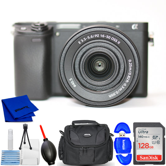 Sony a6400 Mirrorless Camera with 16-50mm f/3.5-5.6 OSS II Lens Bundle