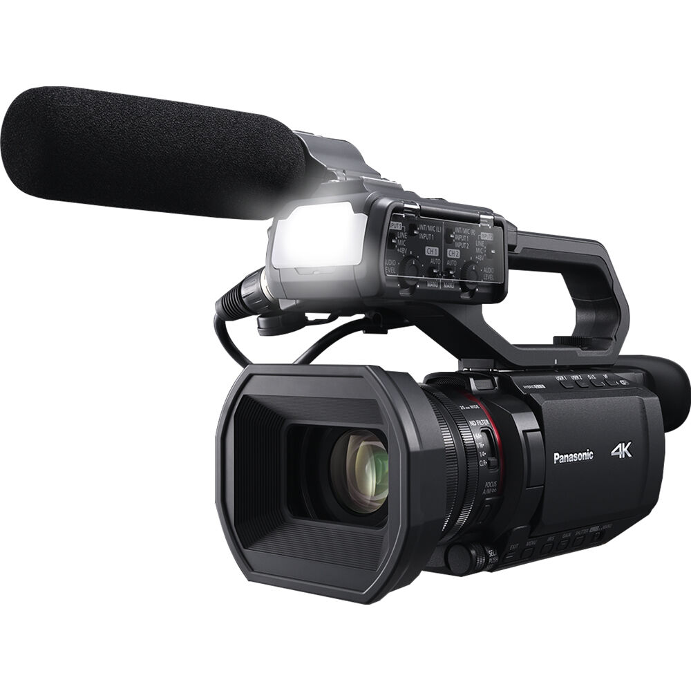 Panasonic HC-X2100 UHD 4K 3G-SDI/HDMI Pro Camcorder with 24x Zoom Bundle