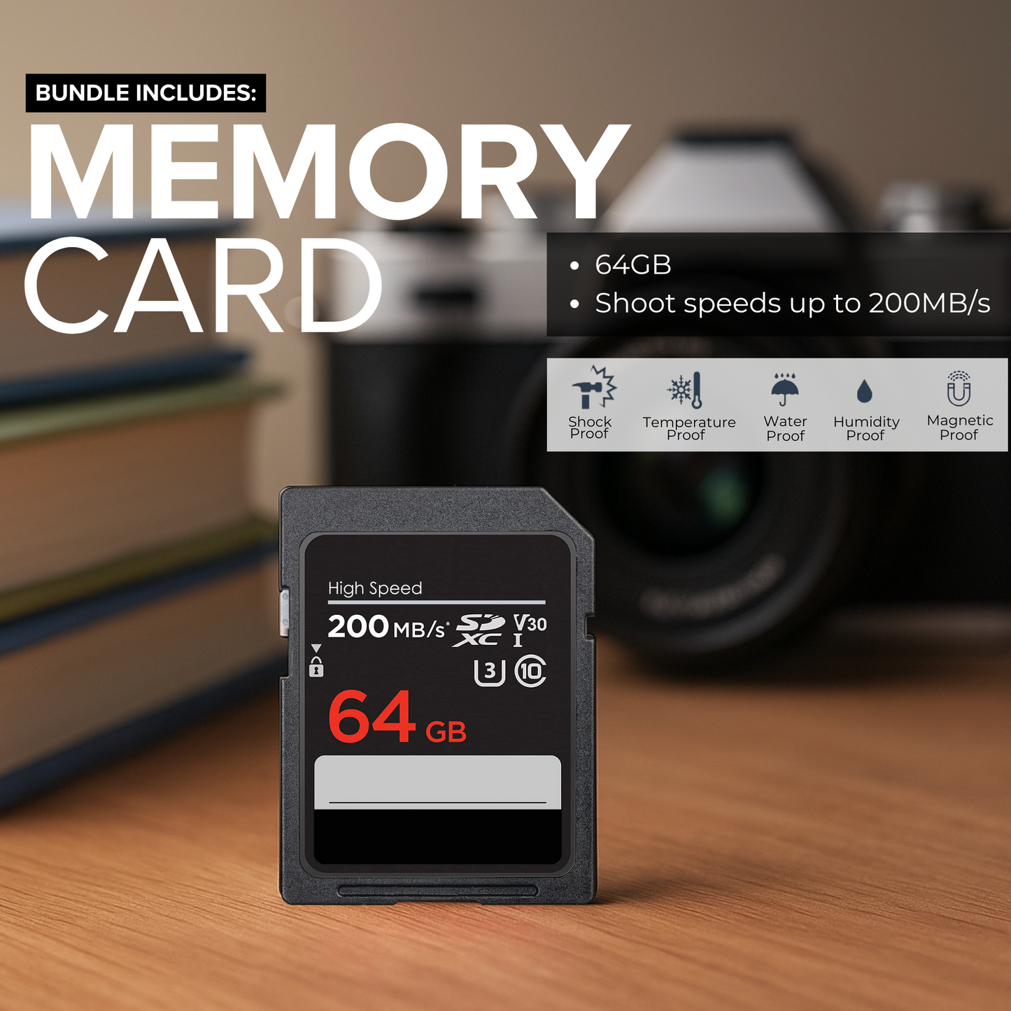 FUJIFILM X half Digital Camera (Silver) Bundle