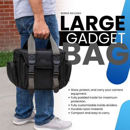 FUJIFILM X half Digital Camera (Silver) Bundle